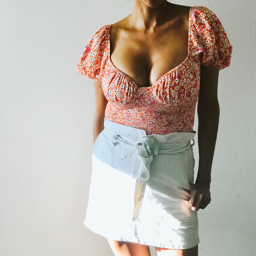 Skylar + Madison flower print top size M